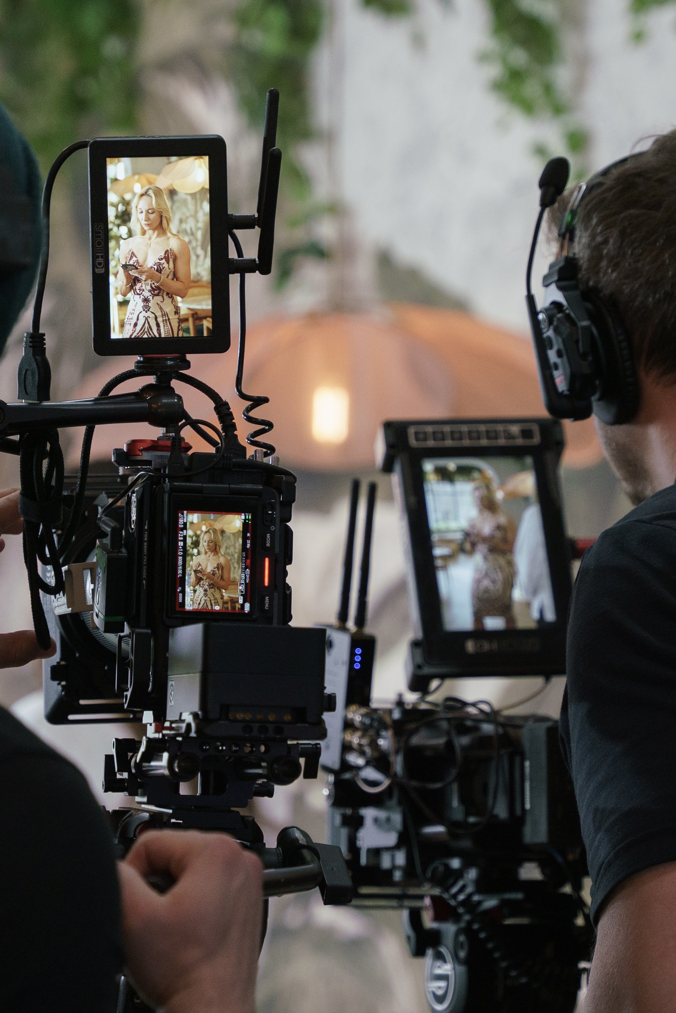 Behind the scenes