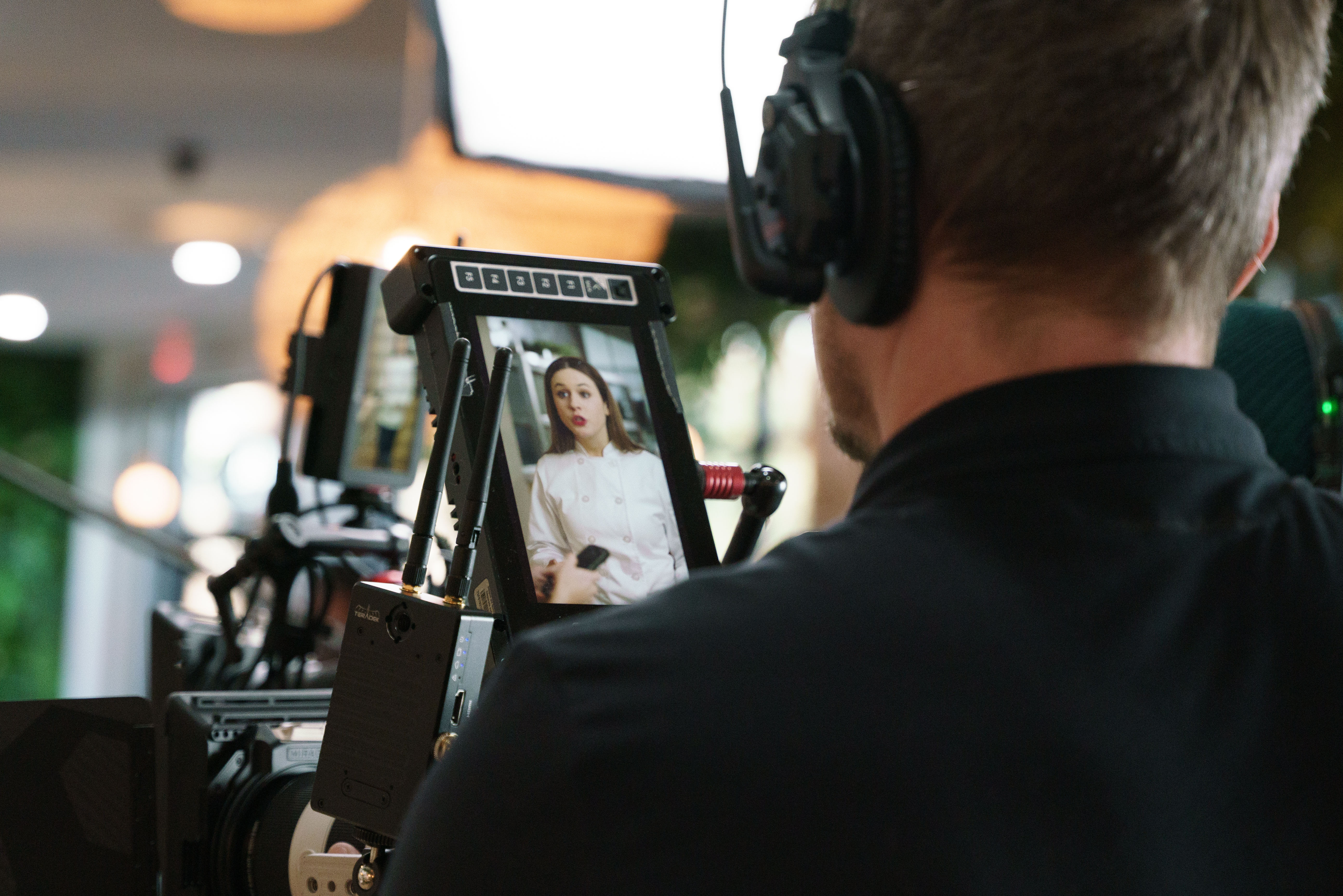 Behind the scenes